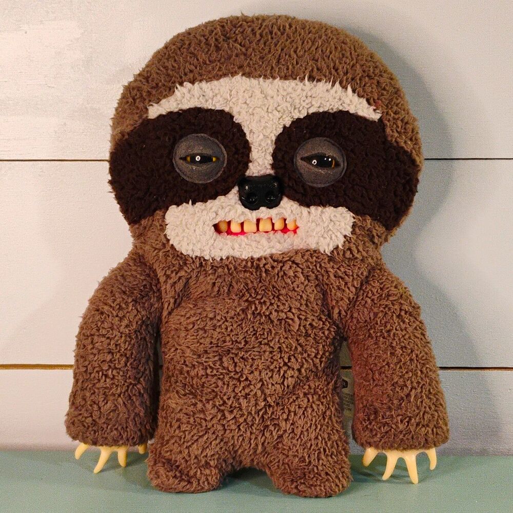 Fuggler Retired Creepy Sickening Sloth Plush 2018 Spin Master MPN 82202